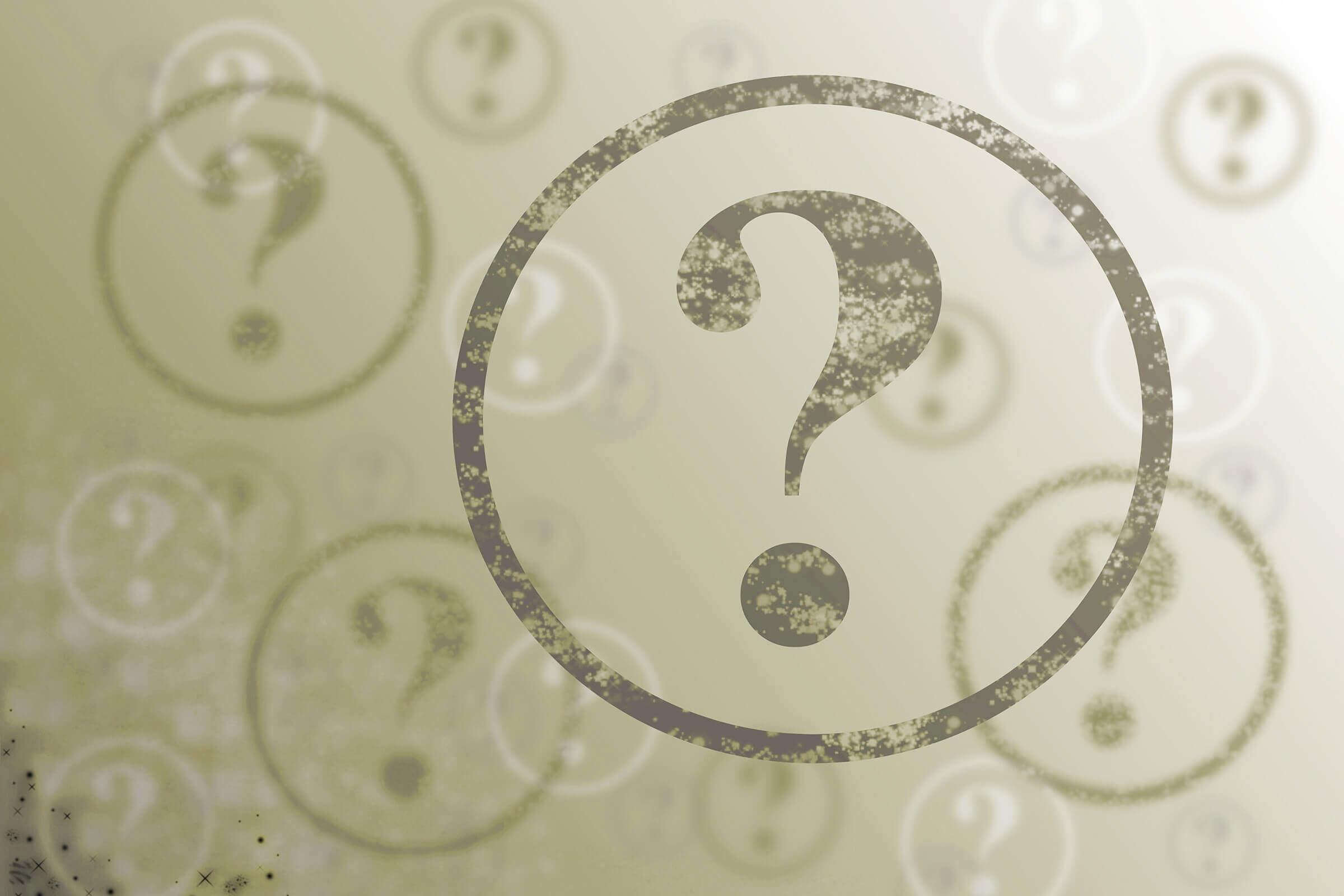 Three Crucial Questions